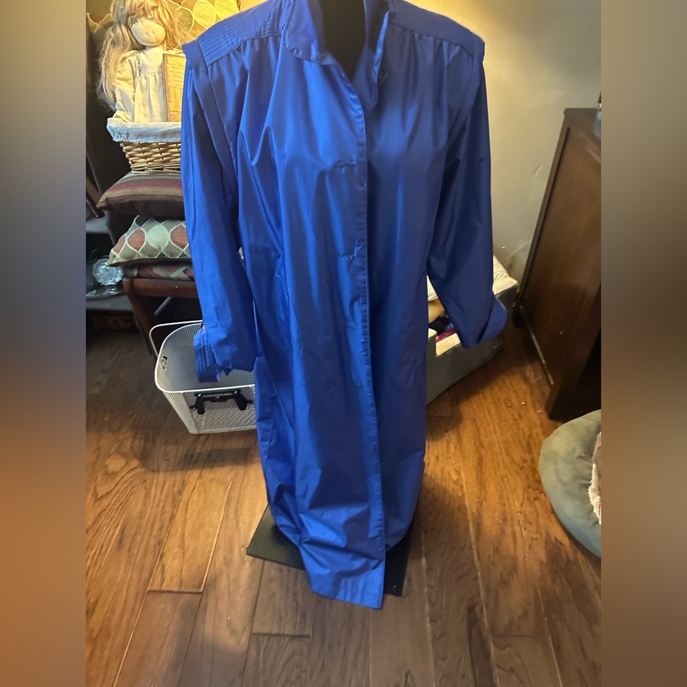 CAMBRIDGE- Vibrant Blue Long Coat